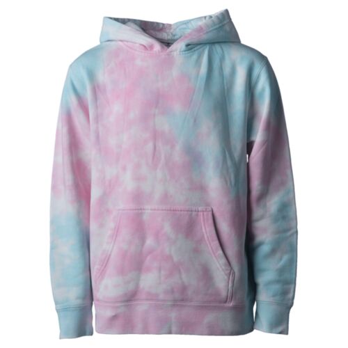Youth Midweight Tie-Dyed Hooded Sweatshirt Thumbnail