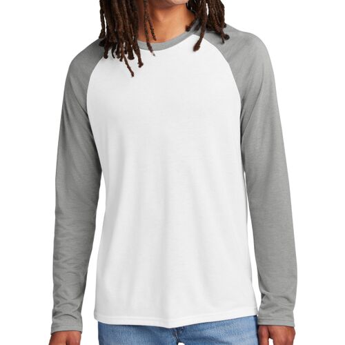 Unisex Tri Blend Long Sleeve Colorblock Raglan Thumbnail