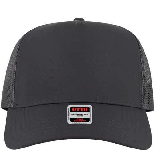 OTTO CAP® 5 Panel Mid Profile Mesh Back Trucker Hat Thumbnail