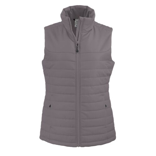 Clique Elevation Eco Full Zip Womens Puffer Vest Thumbnail