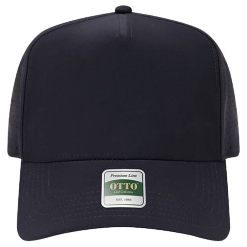 OTTO CAP® Club Collection 5 Panel Mid Profile Perforated Cap Thumbnail