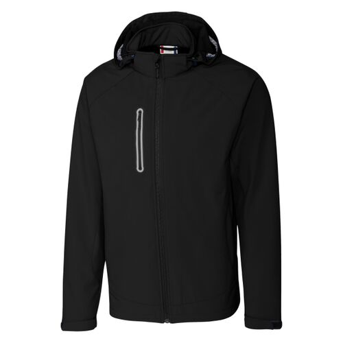 Clique Milford Waterproof Softshell Full Zip Hooded Mens Jacket Thumbnail