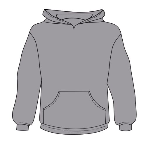 MT297 Youth Salt and Pepper Zip Hoody Thumbnail