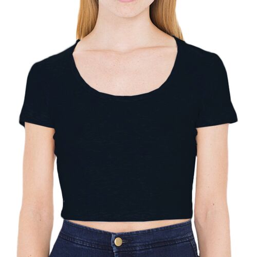 4380 Baby Rib Crop T-Shirt Thumbnail
