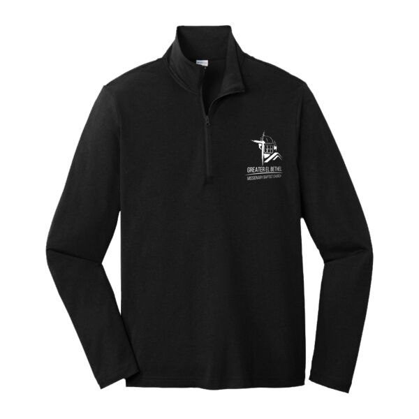 GEB - PosiCharge ® Tri Blend Wicking 1/4 Zip Pullover Thumbnail
