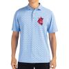 Cutter & Buck Virtue Eco Pique Tile Print Recycled Mens Polo Thumbnail