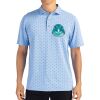 Cutter & Buck Virtue Eco Pique Tile Print Recycled Mens Polo Thumbnail