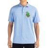 Cutter & Buck Virtue Eco Pique Tile Print Recycled Mens Polo Thumbnail