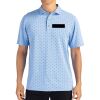 Cutter & Buck Virtue Eco Pique Tile Print Recycled Mens Polo Thumbnail