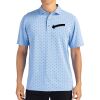 Cutter & Buck Virtue Eco Pique Tile Print Recycled Mens Polo Thumbnail
